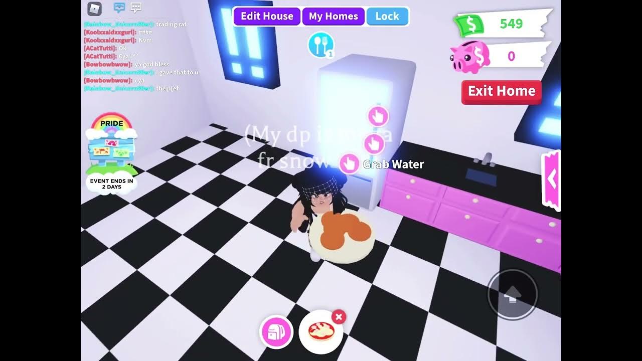 How to Make a Fridge Dispense Food and Water in Adopt Me YouTube