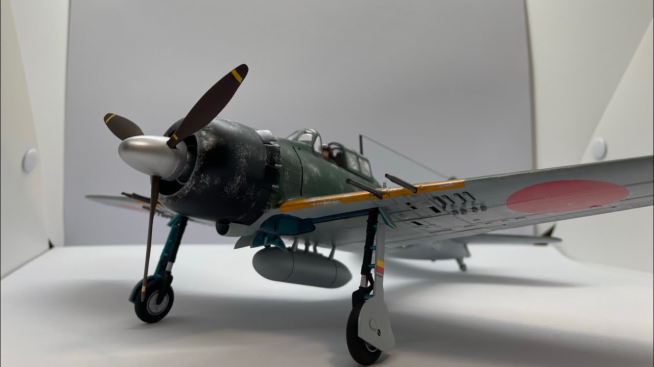 ハセガワ】1／32零戦52型プラモデルを作る - YouTube