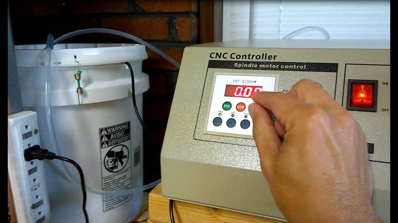 6040 CNC Water Cooling Set Up & Spindle Speed Testing! YouTube