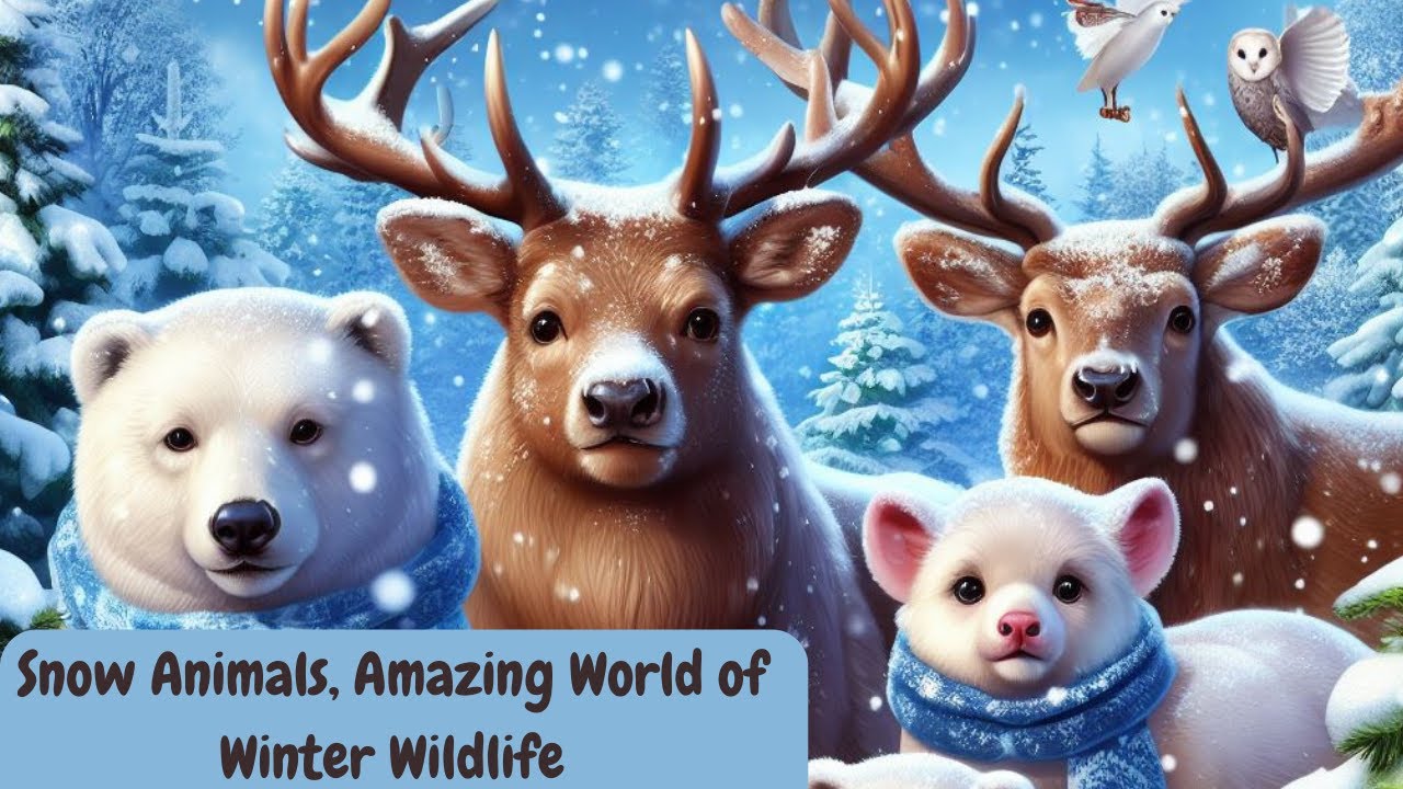 Snow Animals: Winter Wildlife Wonders in a Frozen Symphony!