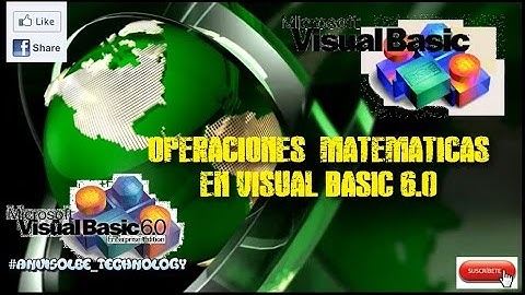 Visual Basic 6.0 " Operaciones  Matemáticas"