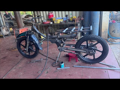 Customizing recreational vehicles using scrap metal.
