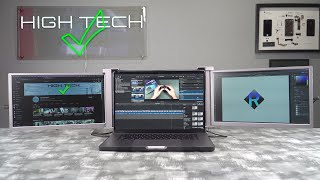 Ultimate FQQ S17 Portable Triple Monitor Setup Review: Boost Productivity and Immersion On-The-Go!