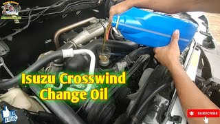 Isuzu Crosswind Change Oil