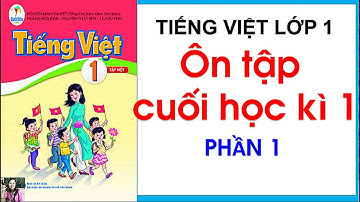 Tiếng Việt Lớp 1|Ôn tập cuối học kì 1- Phần 1 | Sách Cánh Diều | Cô Thu