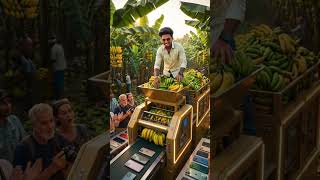 “Banana to iPhone Factory 🍌📱 | Village Innovation Breaking the Internet 😱 #iPhone #BananaFarm