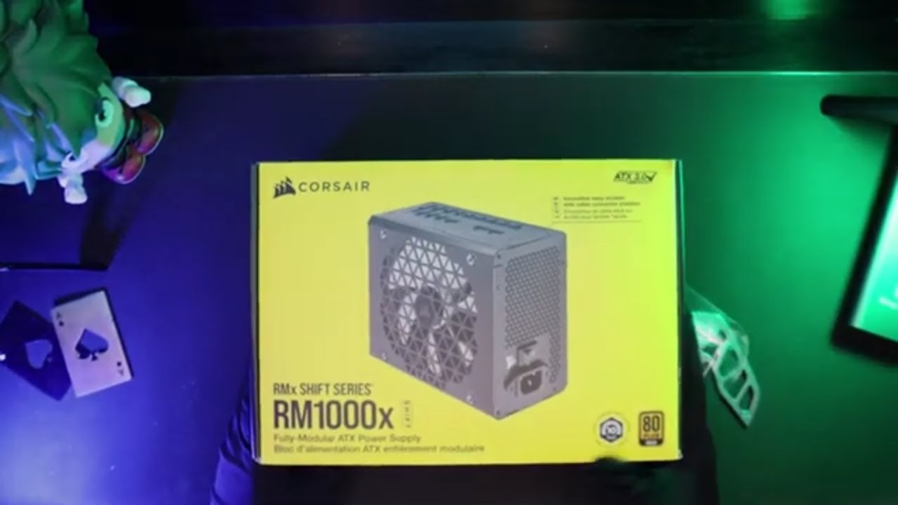 Corsair Shift Series RM1000x psu unboxing 