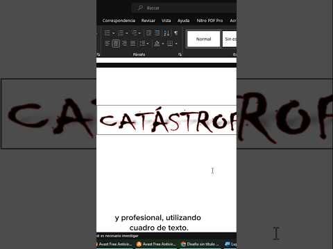 haz títulos en Word usando cuadro de texto