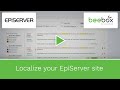 Localize your EpiServer site