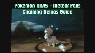 Pokemon Oras - Dexnav Guide - Shiny Deino