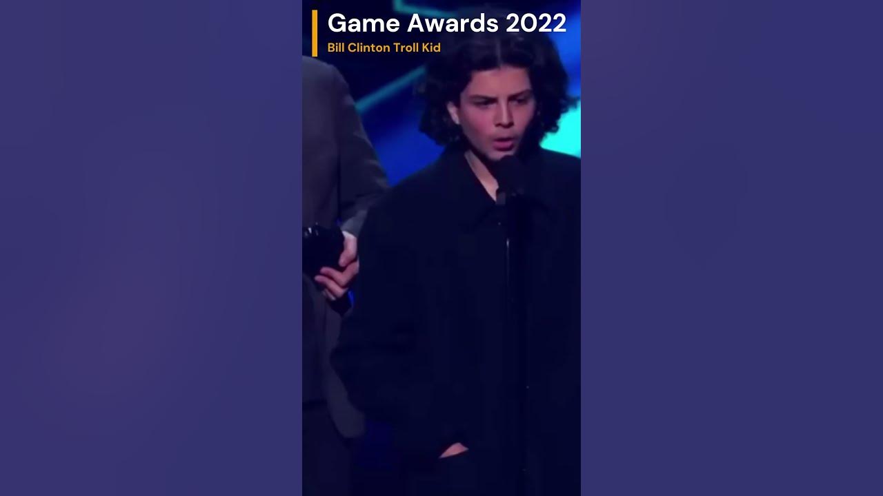 Kid Thanks Orthodox Rabbi Bill Clinton During The Game Awards GOTY  Speech, Is Arrested - GamerBraves