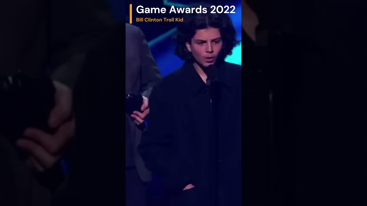 Game Awards 2022 Troll Kid  #orthodox #Rabbi #BillClinton - #EldenRing  Speech #shorts #short 