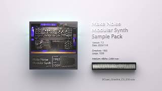 Make Noise Modular Synth Sample Pack | Loops & Oneshots