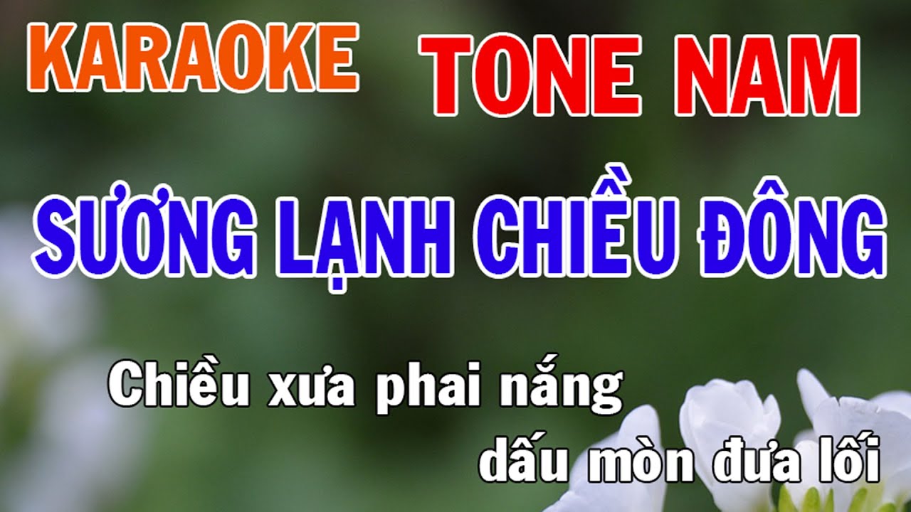 Sương Lạnh Chiều Đông Karaoke Tone Nam Nhạc Sống - Phối Mới Dễ Hát - Nhật Nguyễn