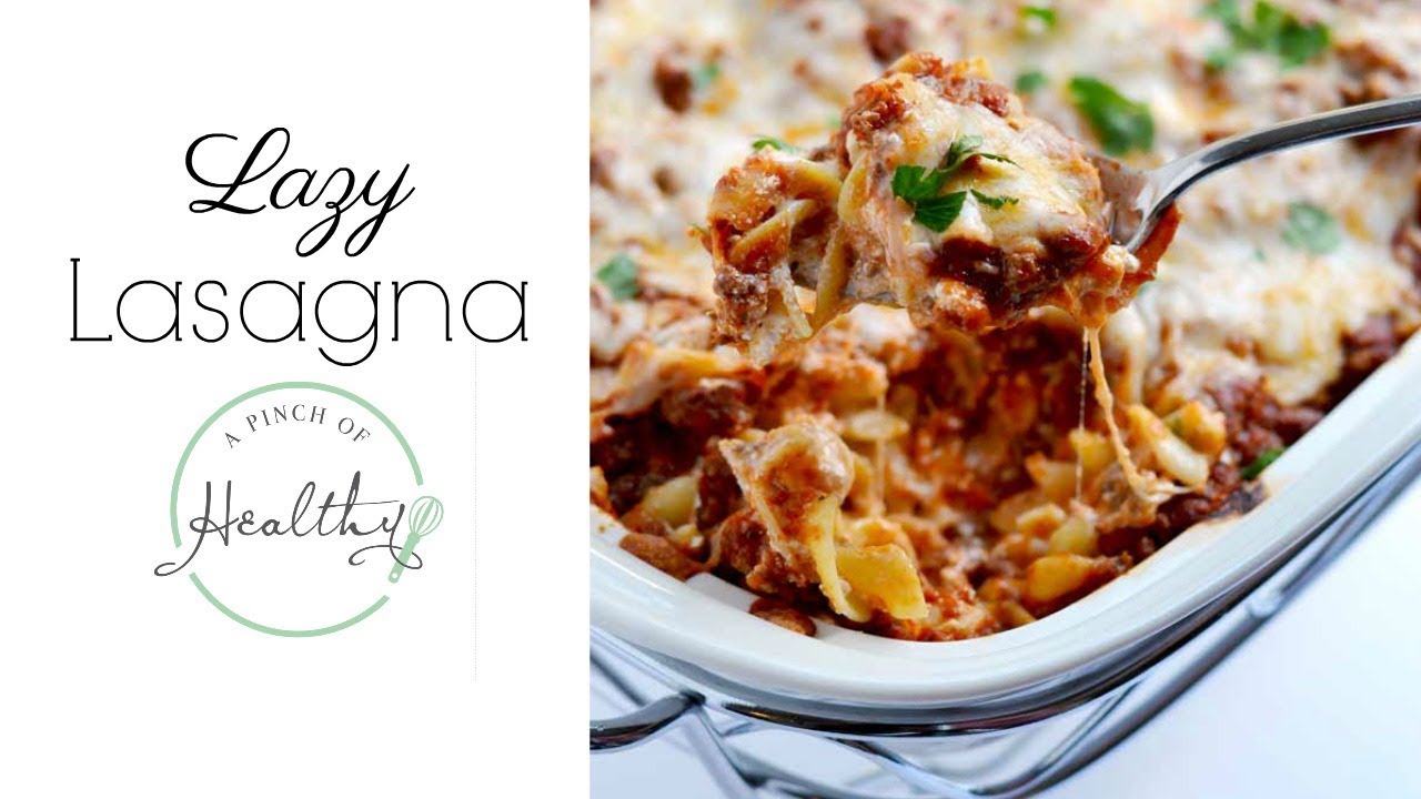 Lazy Lasagna (Easy Weeknight Dinner) - YouTube