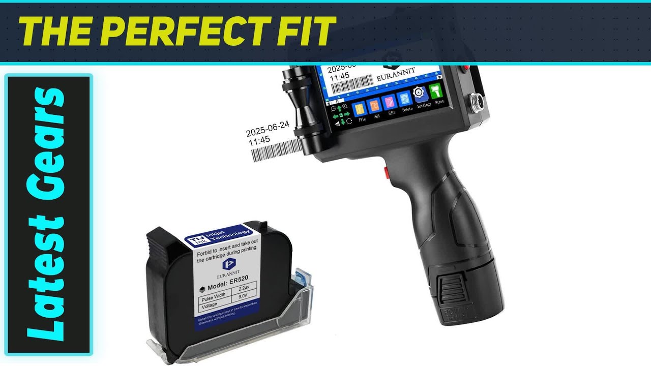 Лучший ручной струйный принтер E15: быстросохнущие чернила, безграничные возможности!