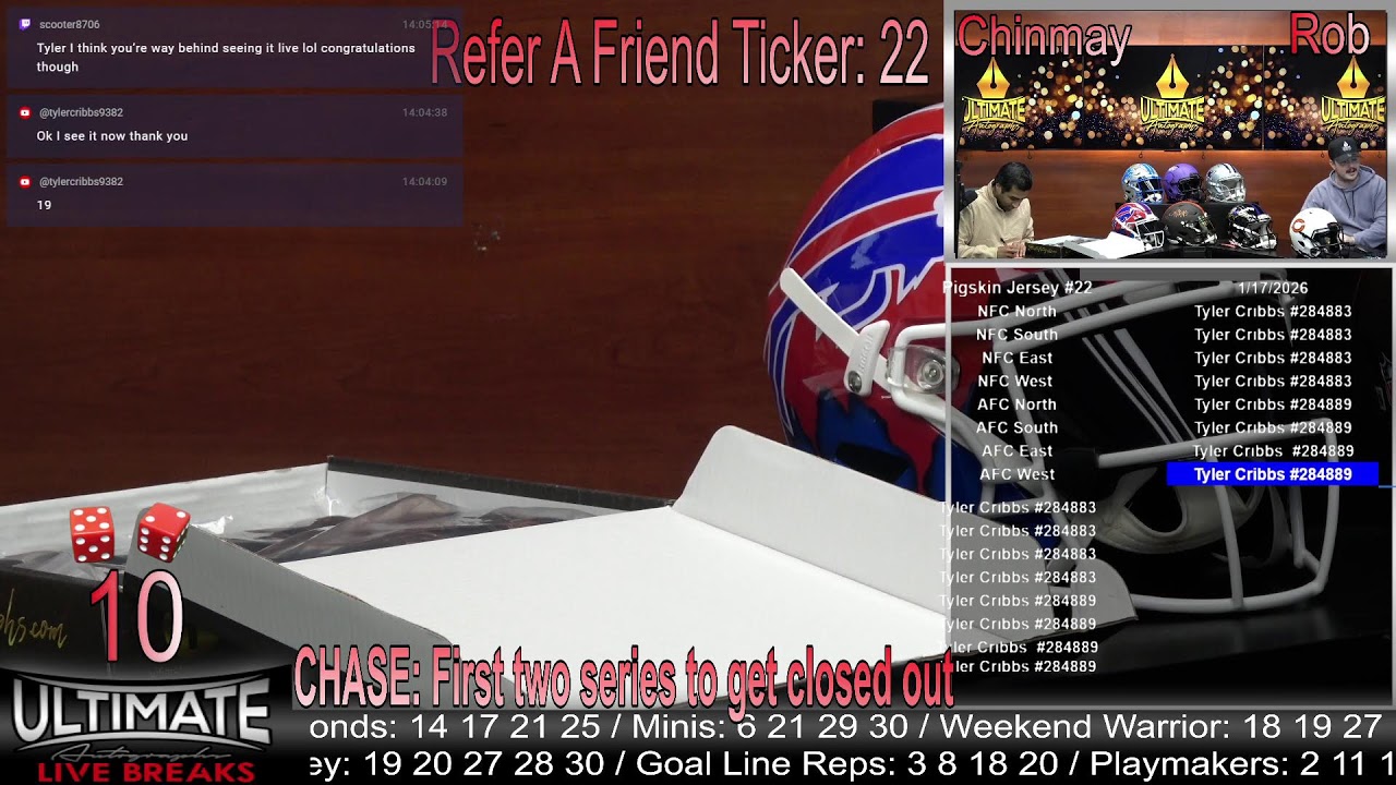 Ultimate Autographs Live Breaks!