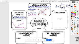 (CFU) 2.1 Angle Pair Relationship Notes