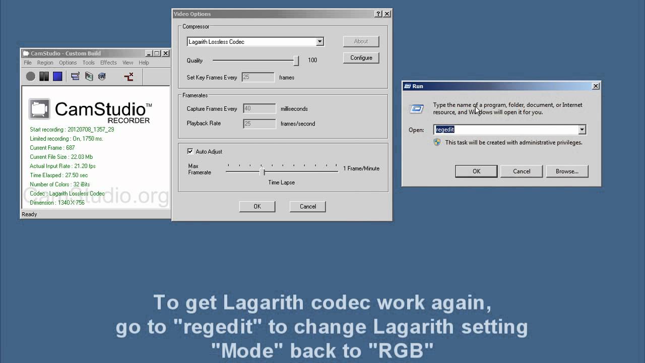 Lagarith Lossless Video Codec stopped working ?