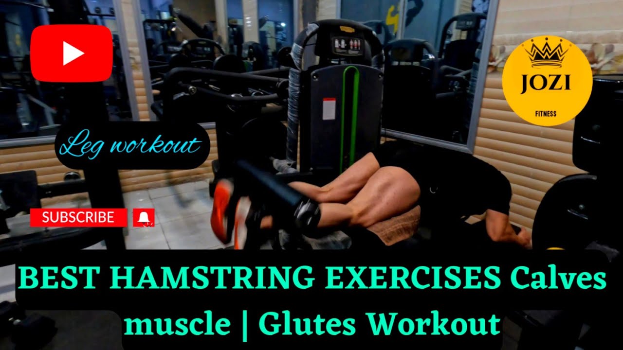 BEST HAMSTRING EXERCISES Calves muscle |  Glutes Workout 