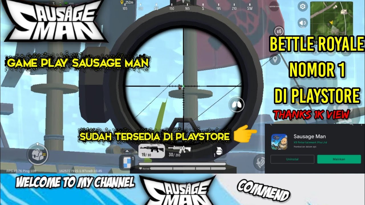 GAMEPLAY SAUSAGE MAN 🔥 | GAME SOSIS YANG VIRAL  NO.1 DI PLAYSTORE | VIRAL GAME SOSIS SAUSAGE MAN 🔥