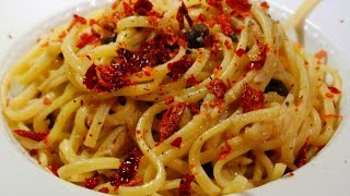 Pasta Con Il Baccalà, Ceci Neri E Peperoni Cruschi