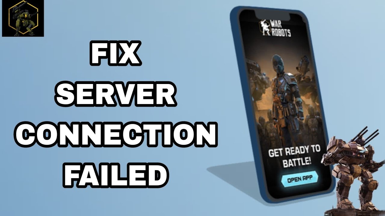 How To Fix And Solve Server Connection Failed On War Robots App | Final ...