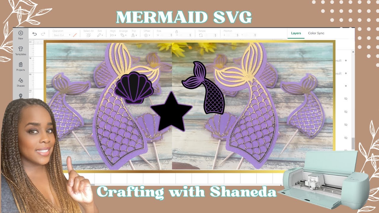 Mermaid Tail Svg-Crafting with Shaneda