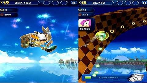 Sonic Dash - Silver Run, Cool Android Reverse Gameplay HD - Part 30