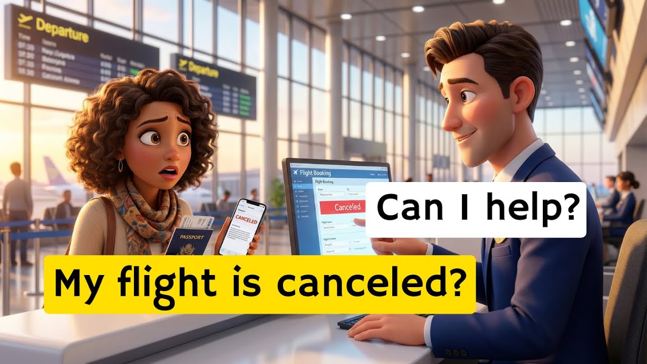 10 простых диалогов на английском языке для путешествий по США | Диалоги из реальной жизни A1 A2