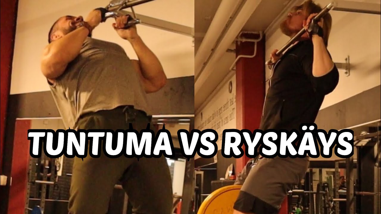 TUNTUMA-TAKAMAA VS RYSKÄÄJÄ-OJALA - Selkä & hauis