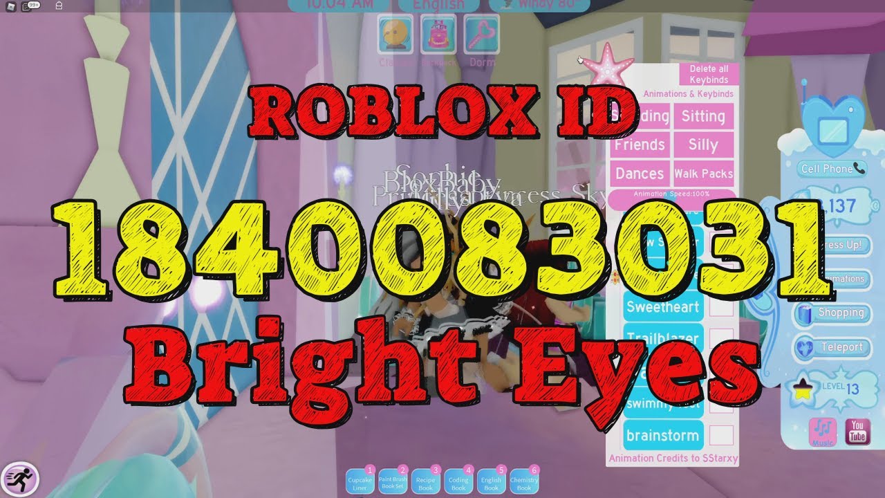 BRIGHT EYES Roblox Song Codes YouTube 