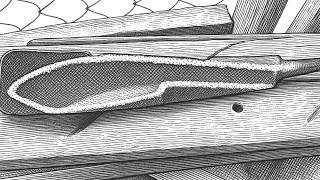 Making KuKri Knife from Old Metal Knife