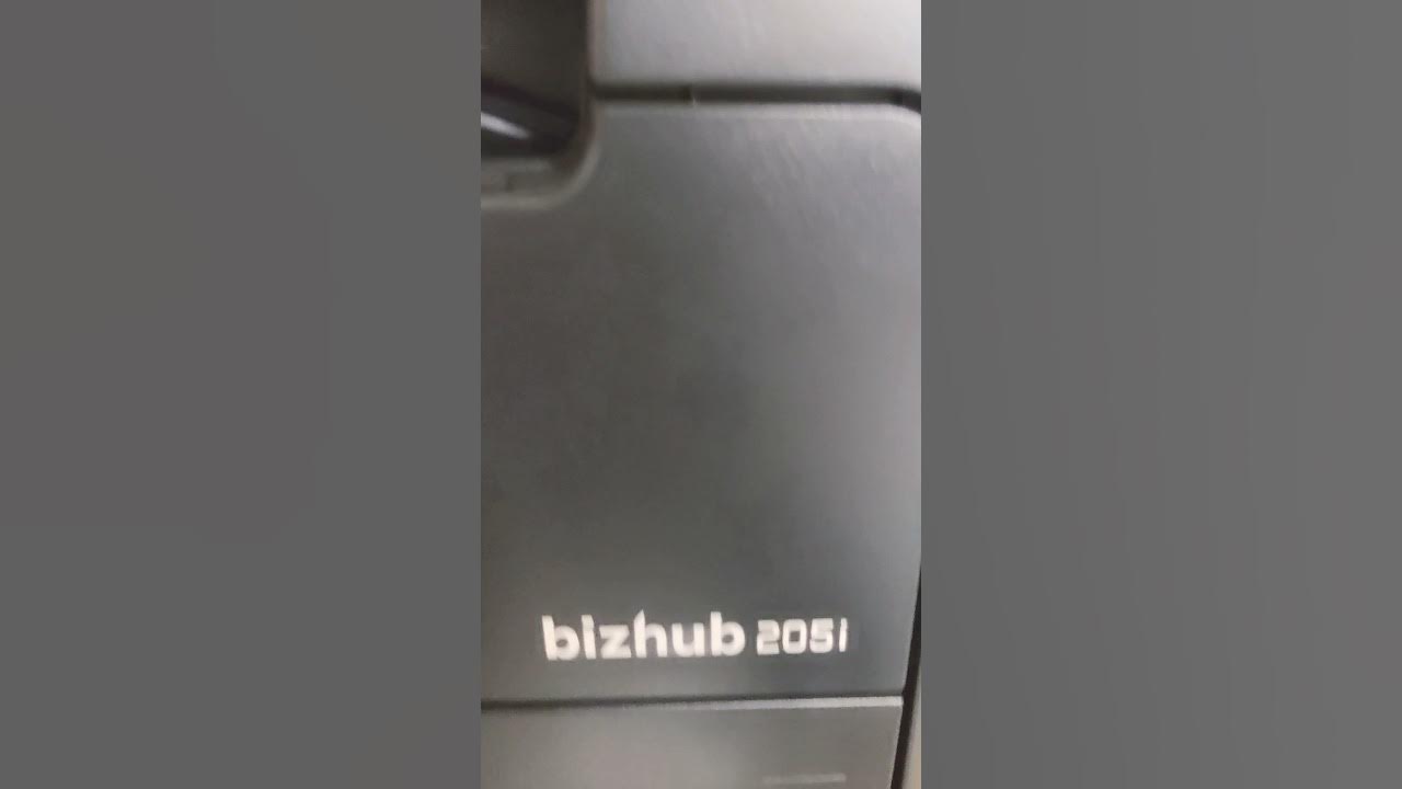 konica minolta bizhub 205i how to insart ip adress YouTube