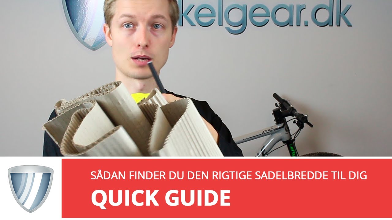 Sådan finder du den rigtige sadelbredde til dig!