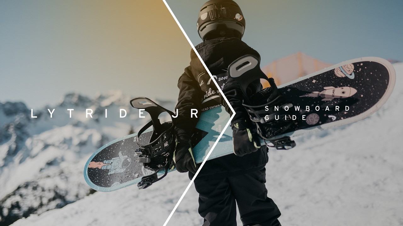 LYTRIDE JR Kids Snowboard Bindings - HEAD - YouTube