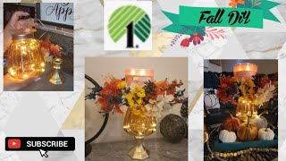 Dollar Tree Fall DIY 3-Wick Candle Holder