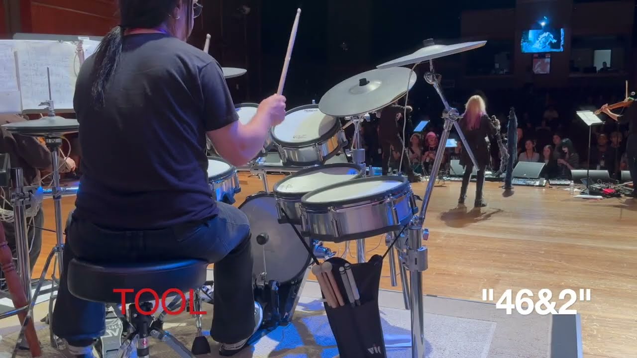 JASON GIANNI - solo section of Tool's "46 & 2" - Live at Mark Wood's Orchestral Rock Camp.