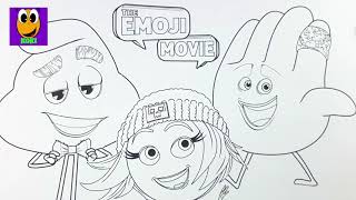 THE EMOJİ MOVİE!!! coloring pages for Kids painting emojis learning video for kids #kids #painting screenshot 5