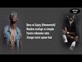 Jux ft Diamond Platnumz - Enjoy (Lyrics Video)