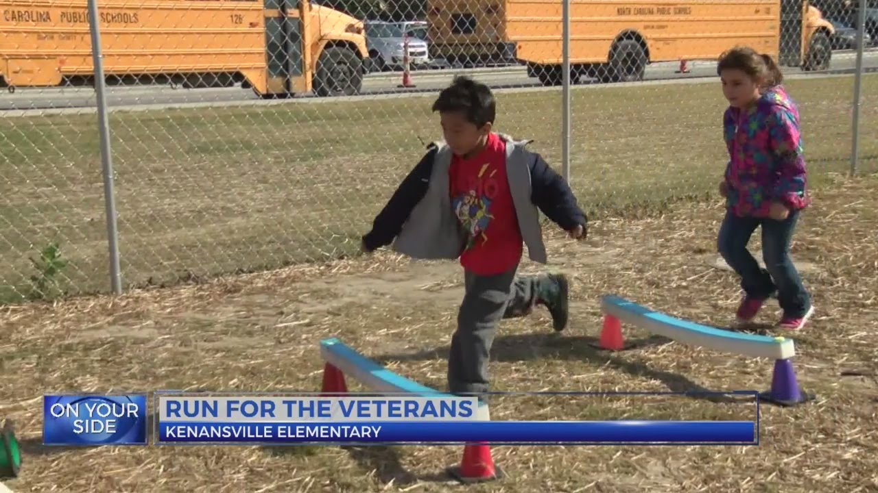 Kenansville Elementary students go on symbolic Veteran’s Day run YouTube