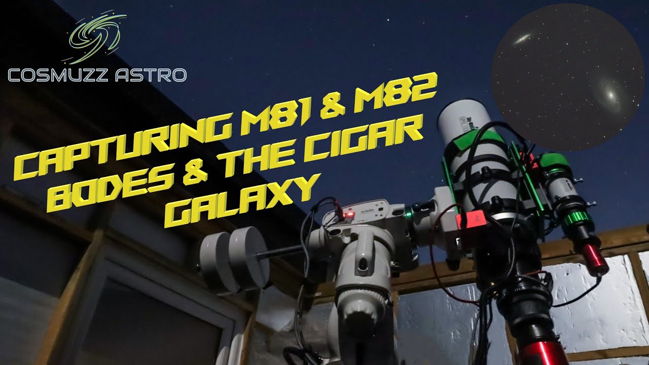 Astronomy Astrophotography: Capturing  Bodes & The Cigar Galaxy, PC Upgrade & I Tuned Up My Mount