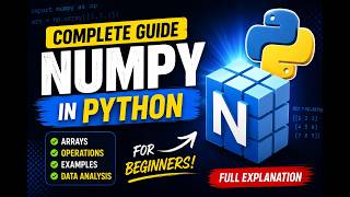 Learn NumPy in One Video 🔥 | Arrays, Operations & Notes in Python
