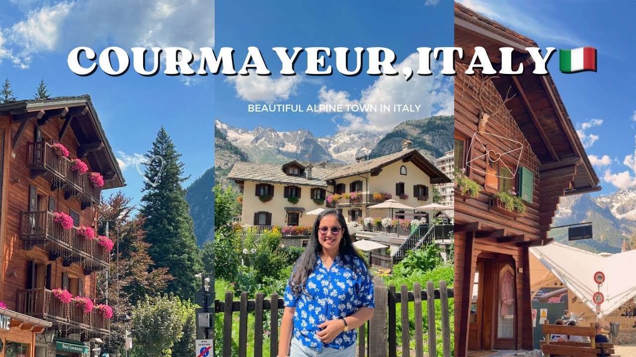 Courmayeur Italy 🇮🇹 Beautiful Alpine Town in Italy | Walking Tour