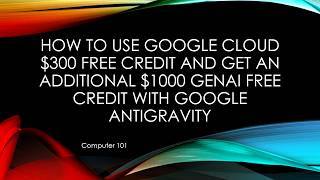 How to Use Google Cloud $300 Free Credit and Get an Additional $1000 (구글 클라우드 무료 크레딧 사용법, 한글 자막 포함)
