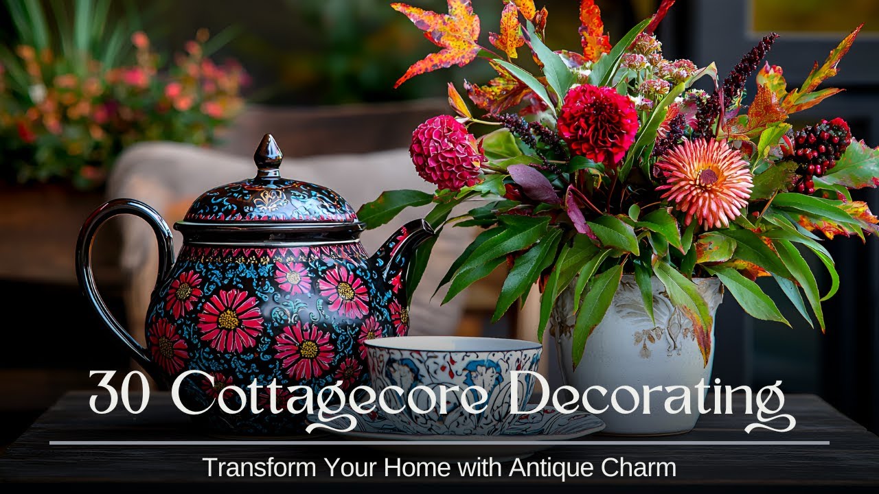 Transform Your Space: 30 Cottagecore Decor Ideas with Antique Charm