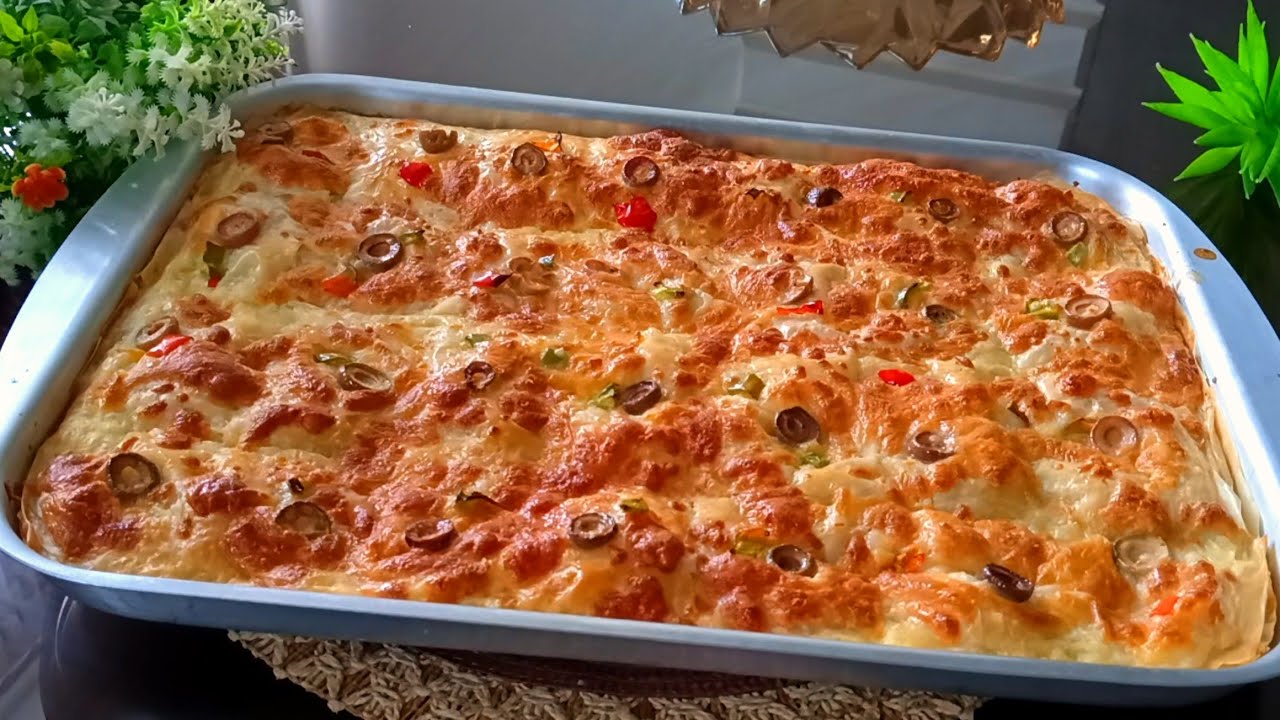 أخف من الفطير وأسرع من البيتزا❗بدون عجن ولا فرد❗وفي ثواني جاهزه❗الجلاش جربي تعمليه كدا طعم من الاخر 