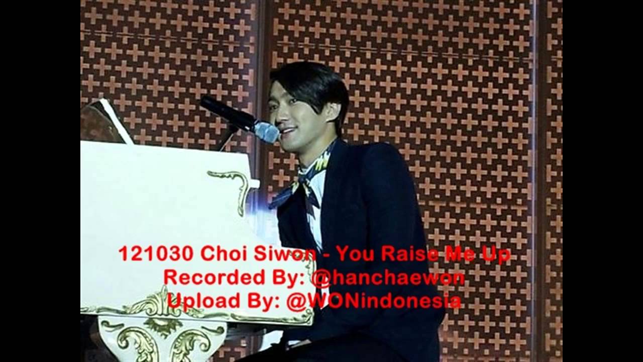[AUDIO] 121030 Choi Siwon - You Raise Me Up