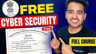 Govt. of India Course ➤ FREE Cybersecurity Training With Free Certificate for Entry Level Jobs