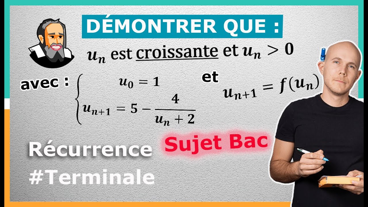 Démontrer une Récurrence à l'aide d'une FONCTION AUXILIAIRE - Exercice Corrigé - Terminale